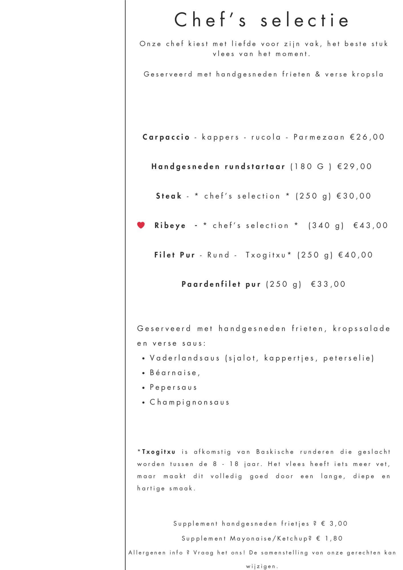 Het Vaderland Kaart | TableFever