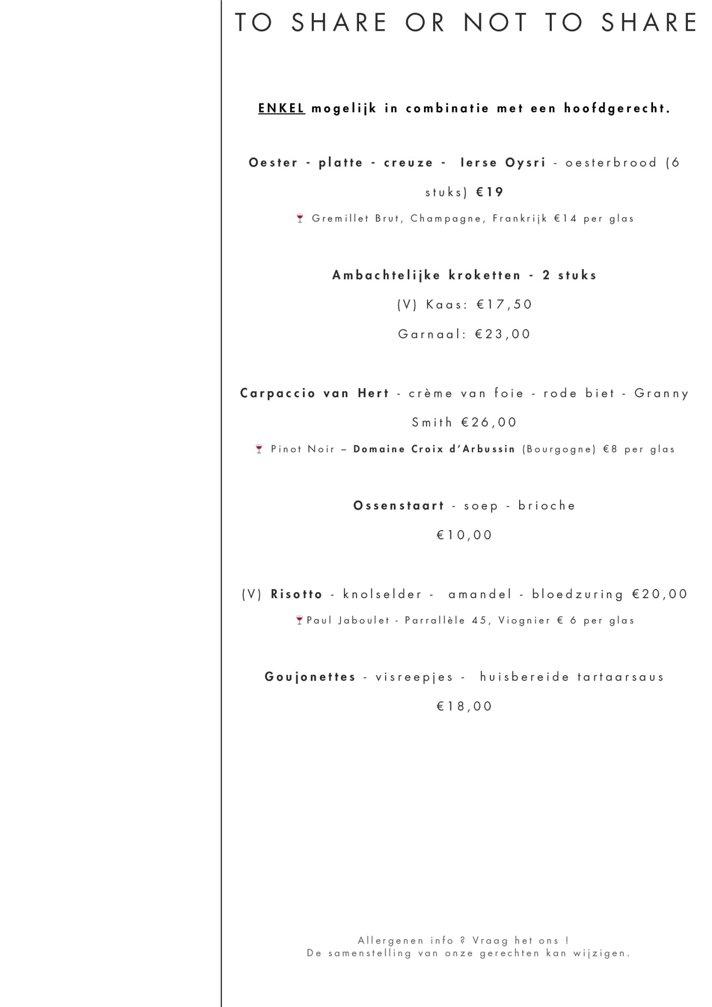 Het Vaderland Kaart | TableFever