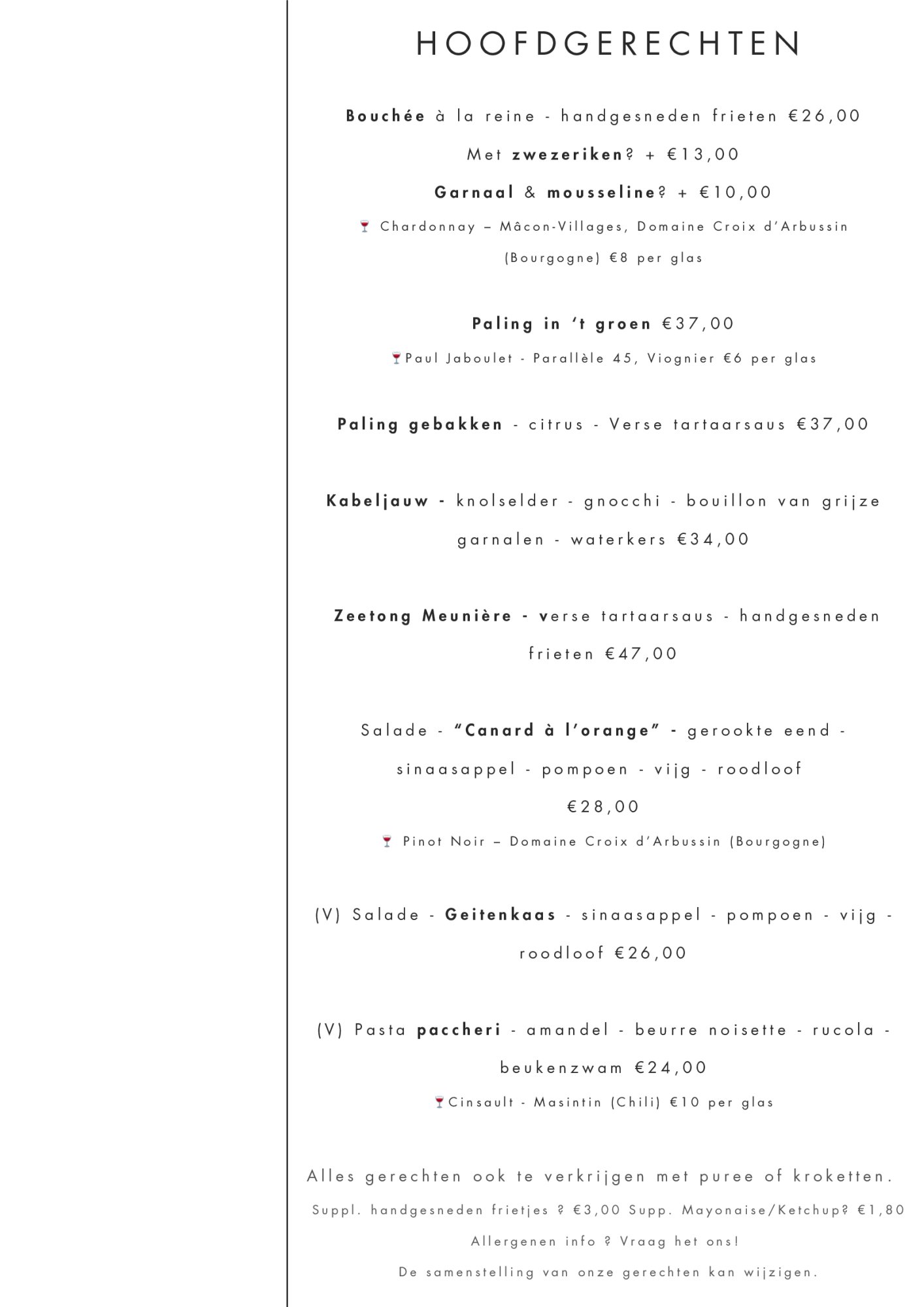 Het Vaderland Kaart | TableFever