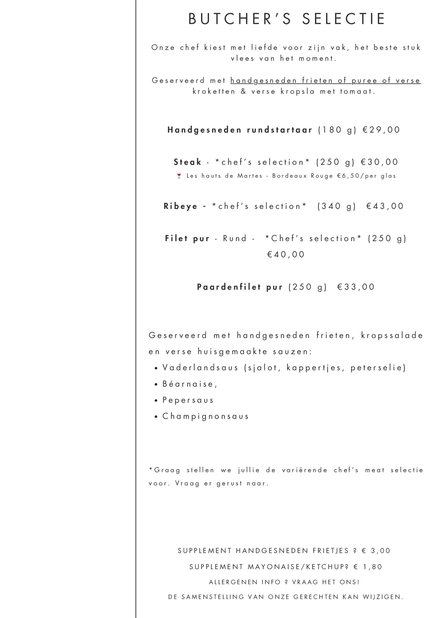 Het Vaderland Kaart | TableFever