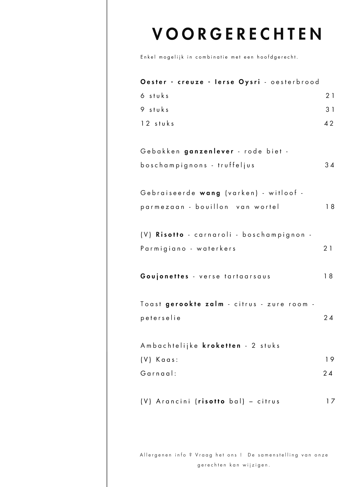 Het Vaderland Kaart | TableFever