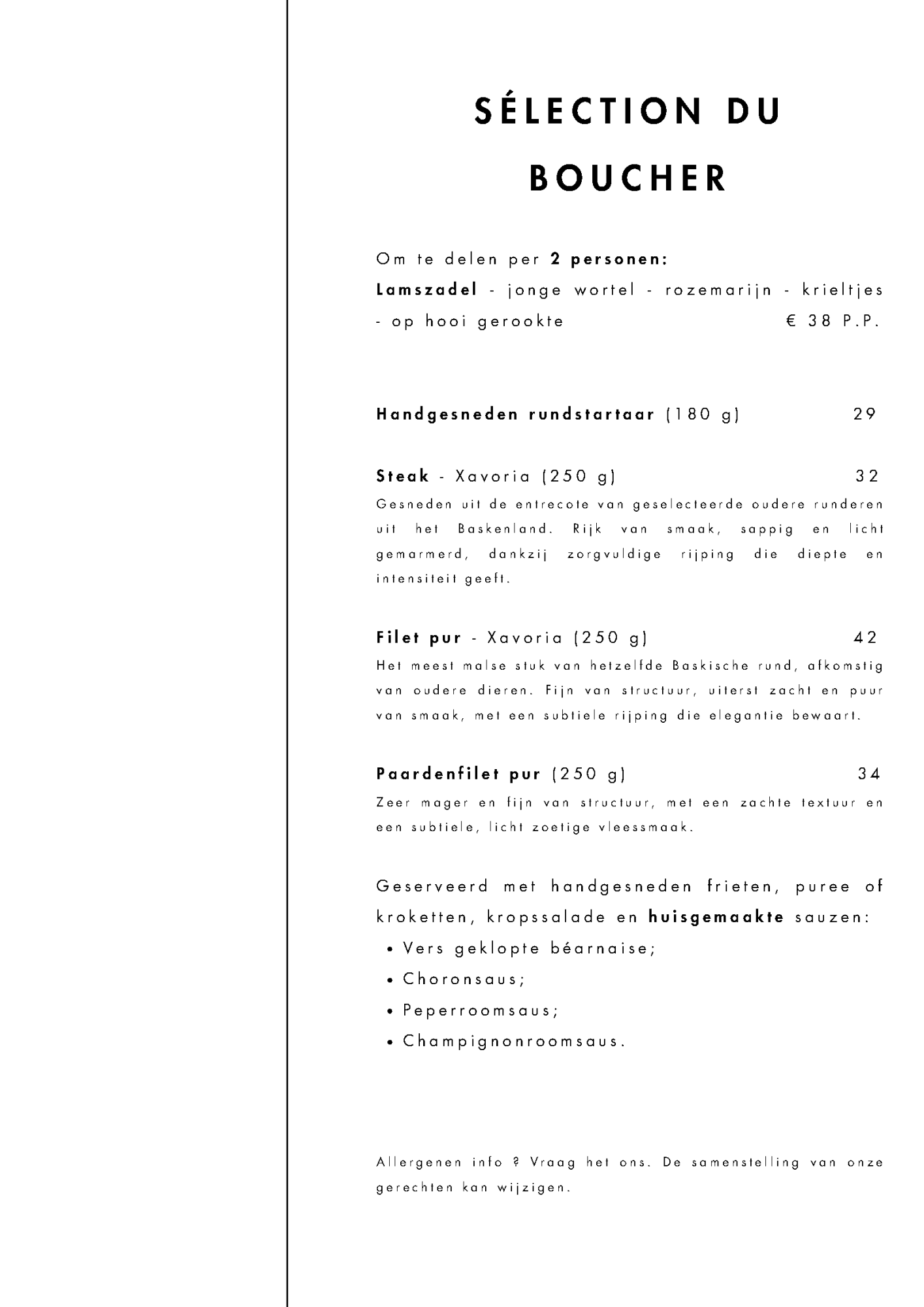 Het Vaderland Kaart | TableFever