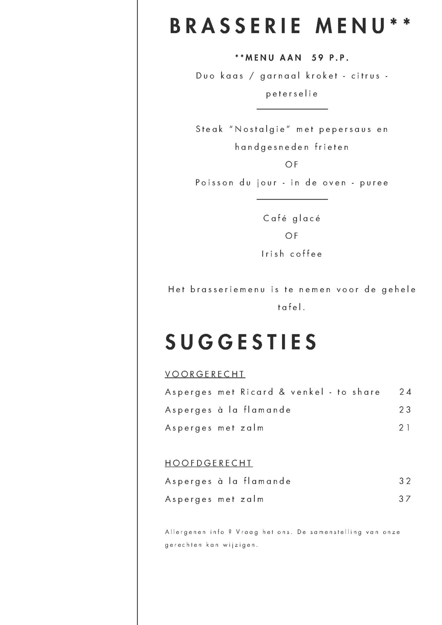 Het Vaderland Kaart | TableFever